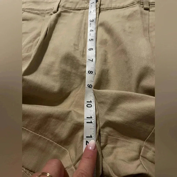 J Crew Shorts Pleated Khaki Chino 4” Inseam NWT Womens Size 10 Cotton - Picture 11 of 11